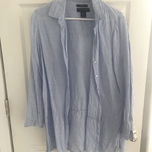 Tahari linen tunic